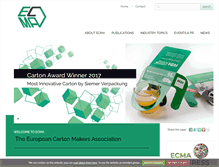 Tablet Screenshot of ecma.org